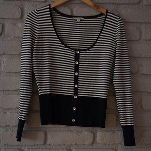 Guess Cropped Striped Sweater